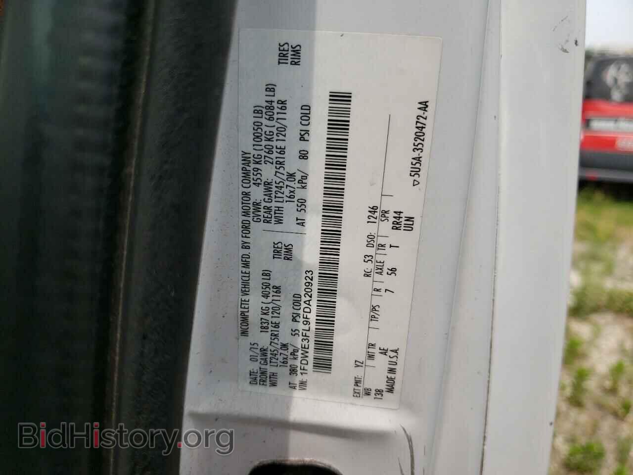 2015 FORD ALL Models - VIN: 1FDWE3FL9FDA20923 - Фото 12