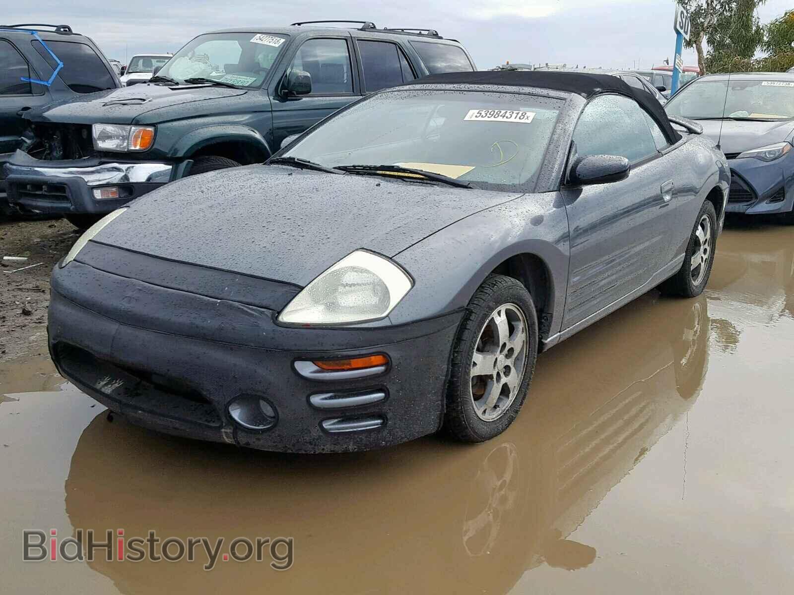 2004 MITSUBISHI ECLIPSE - VIN: 4A3AE45G54E117145 - Фото 2