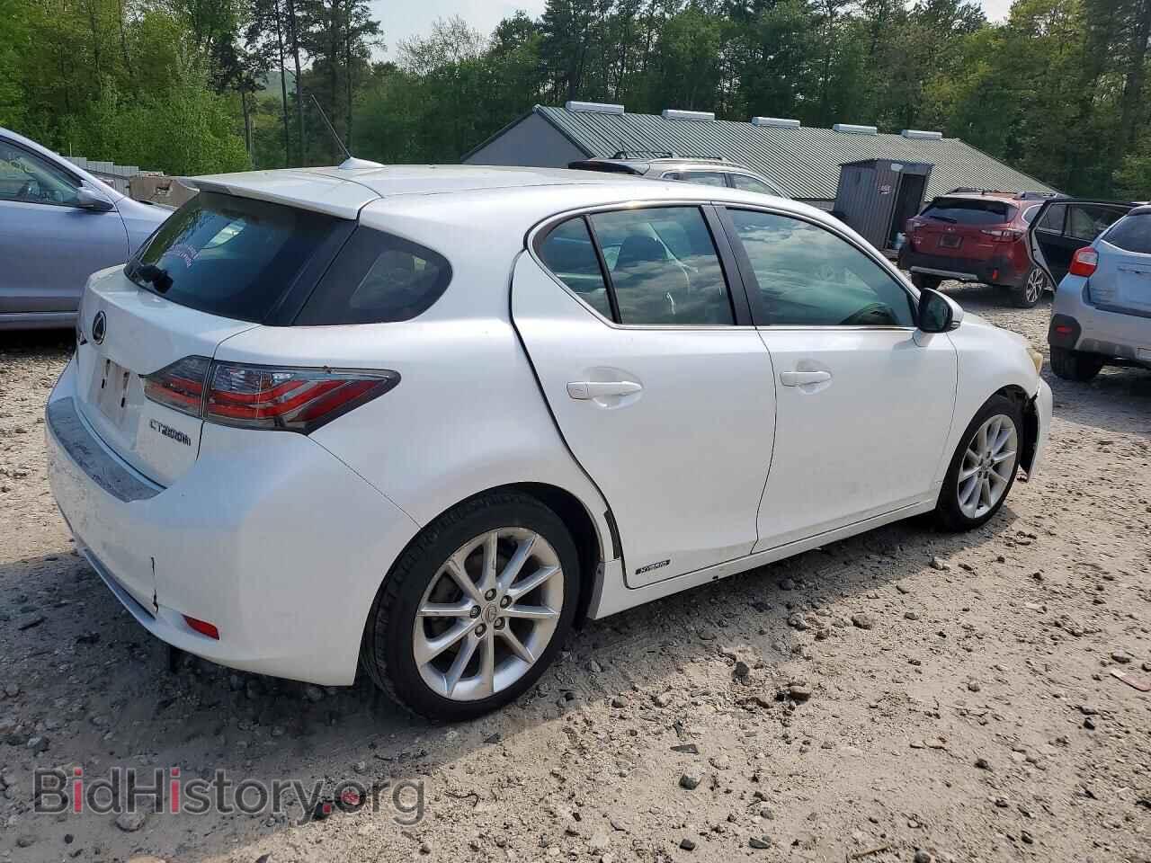 2012 LEXUS CT 200 - VIN: JTHKD5BH7C2080174 - Фото 3