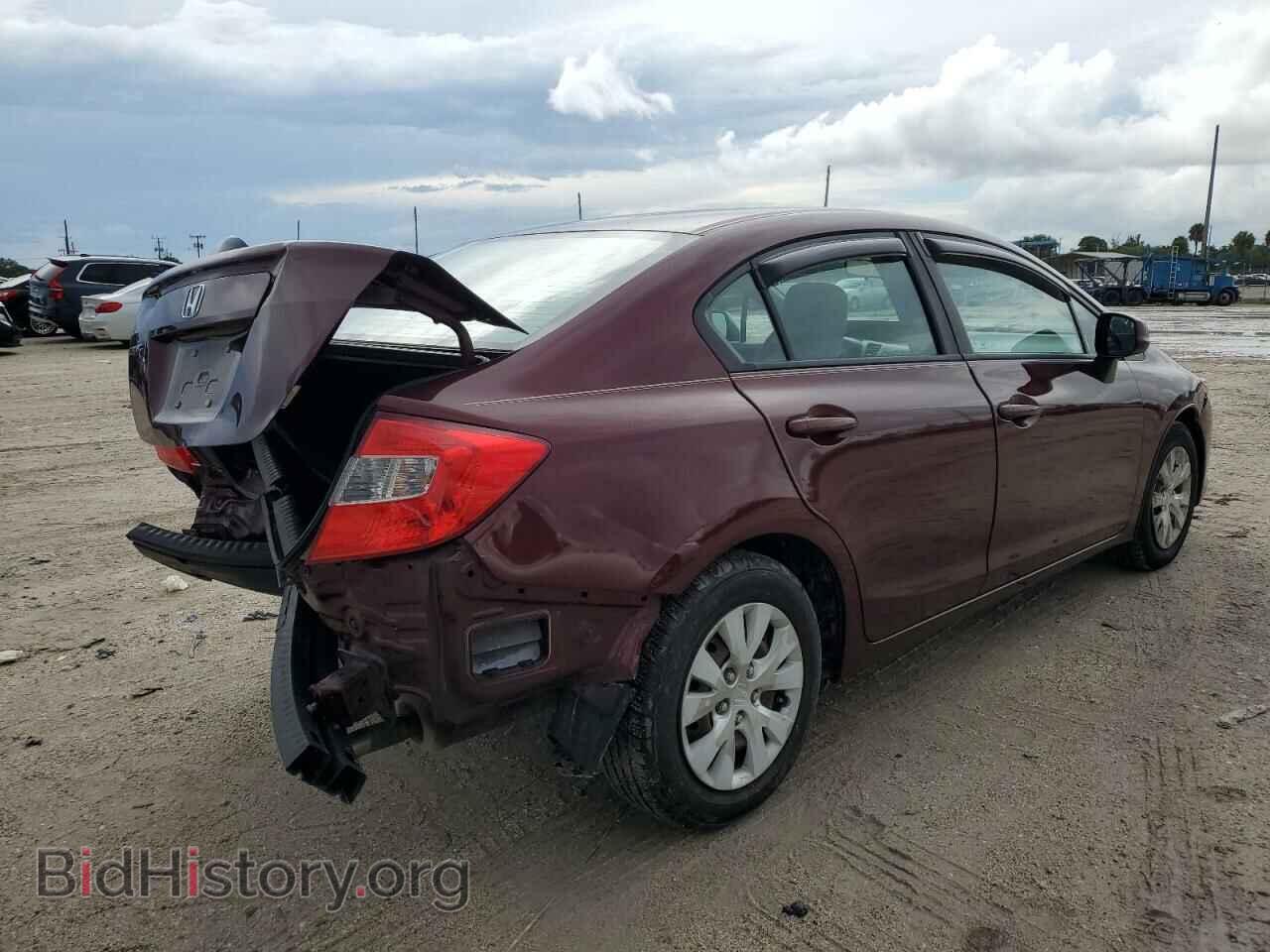 2012 HONDA CIVIC - VIN: 19XFB2F52CE105878 - Фото 3