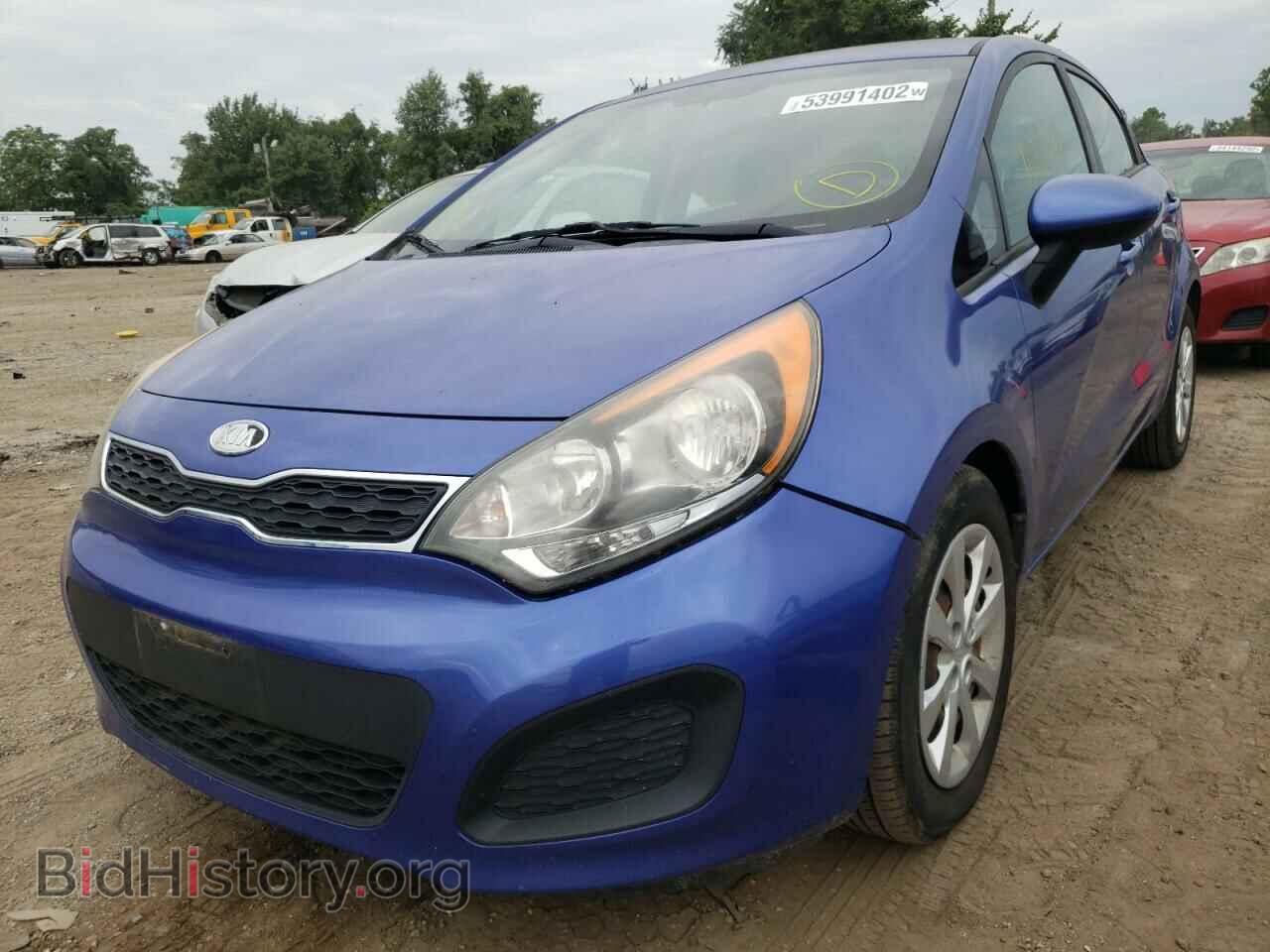 2013 KIA RIO - VIN: KNADN5A35D6128436 - Фото 2