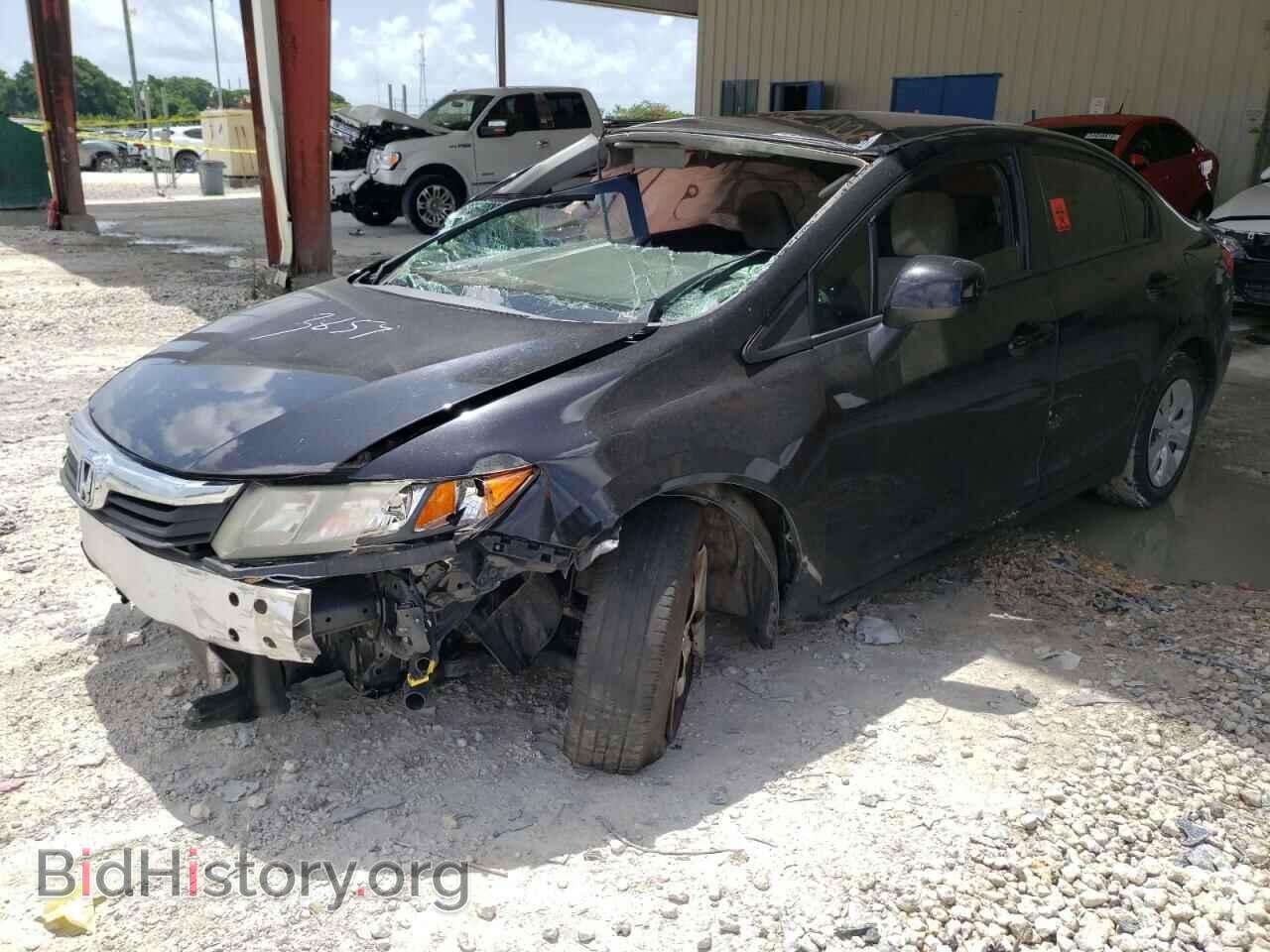 2012 HONDA CIVIC - VIN: 19XFB2F57CE083859 - Фото 2