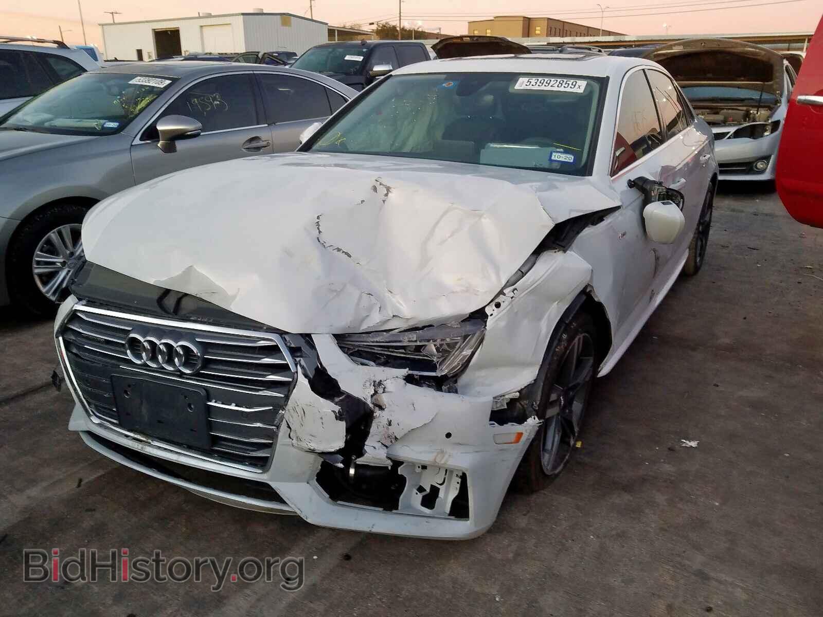2018 AUDI A4 - VIN: WAUENAF44JN017764 - Фото 2