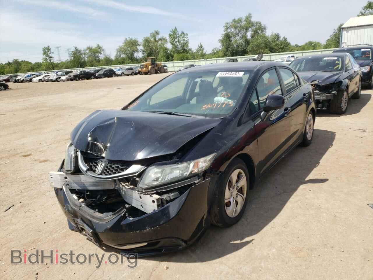 2013 HONDA CIVIC - VIN: 2HGFB2F58DH564775 - Фото 2