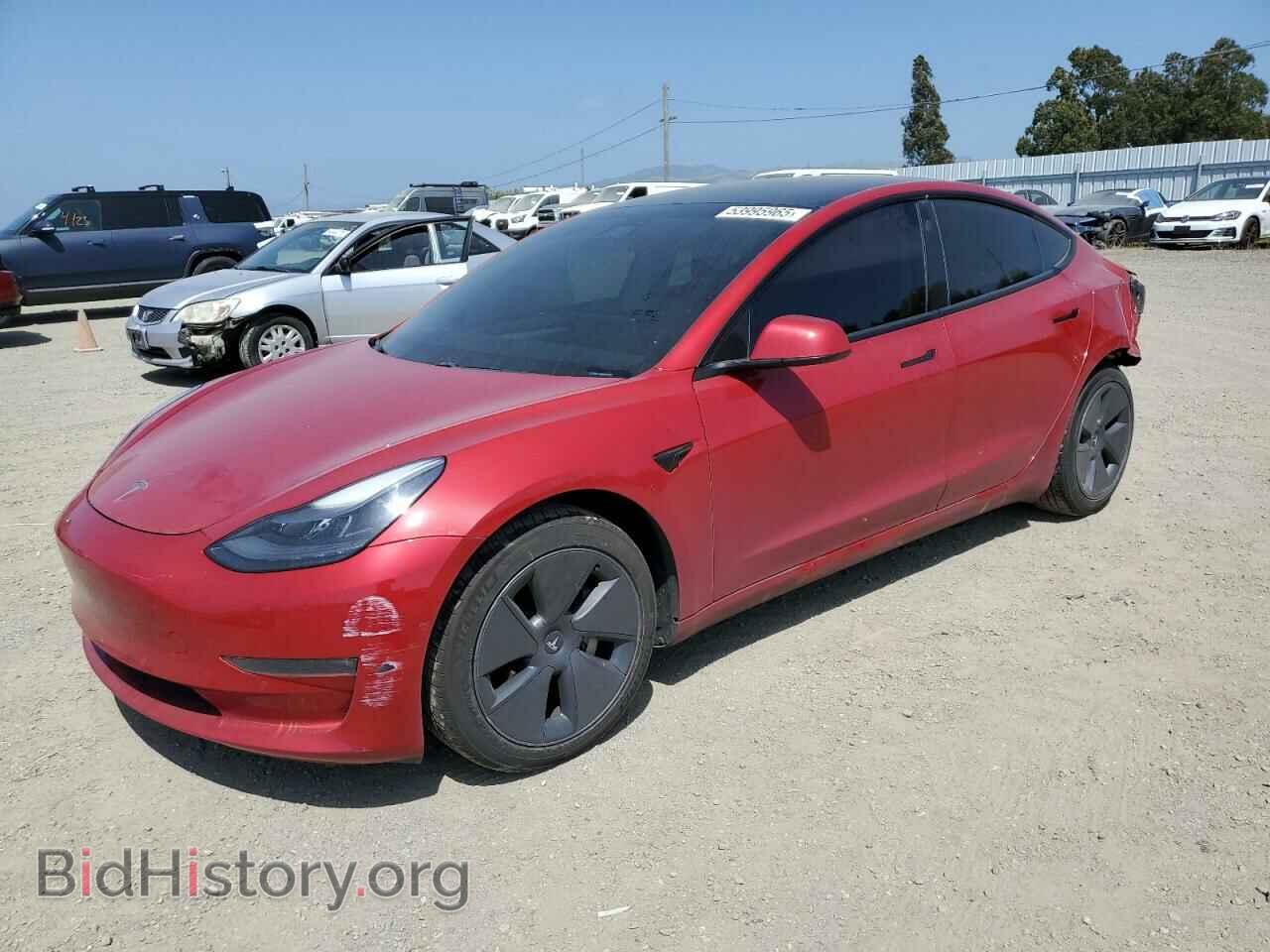 Фотография 5YJ3E1EB8MF059514 - TESLA MODEL 3 2021