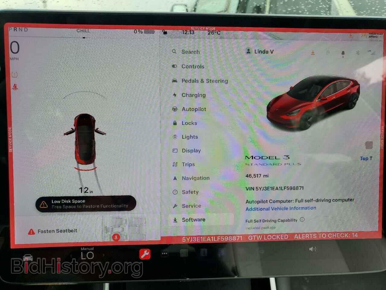 2020 TESLA MODEL 3 - VIN: 5YJ3E1EA1LF598871 - Фото 9