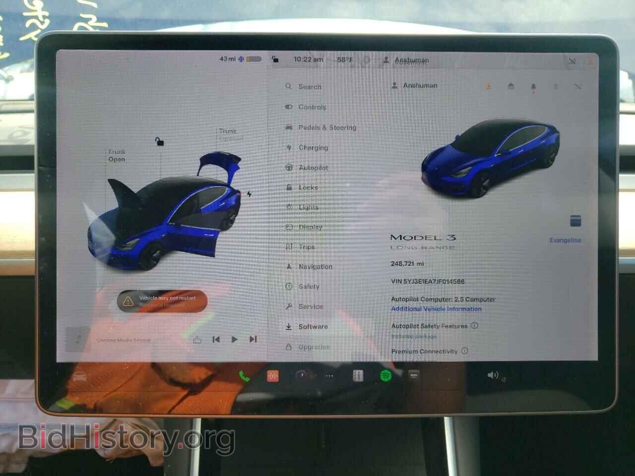 2018 TESLA MODEL 3 - VIN: 5YJ3E1EA7JF014566 - Фото 9