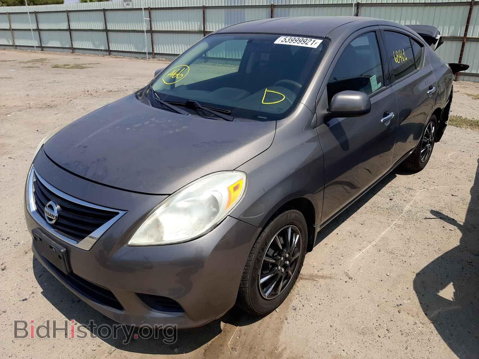 2014 NISSAN VERSA - VIN: 3N1CN7APXEL824488 - Фото 2