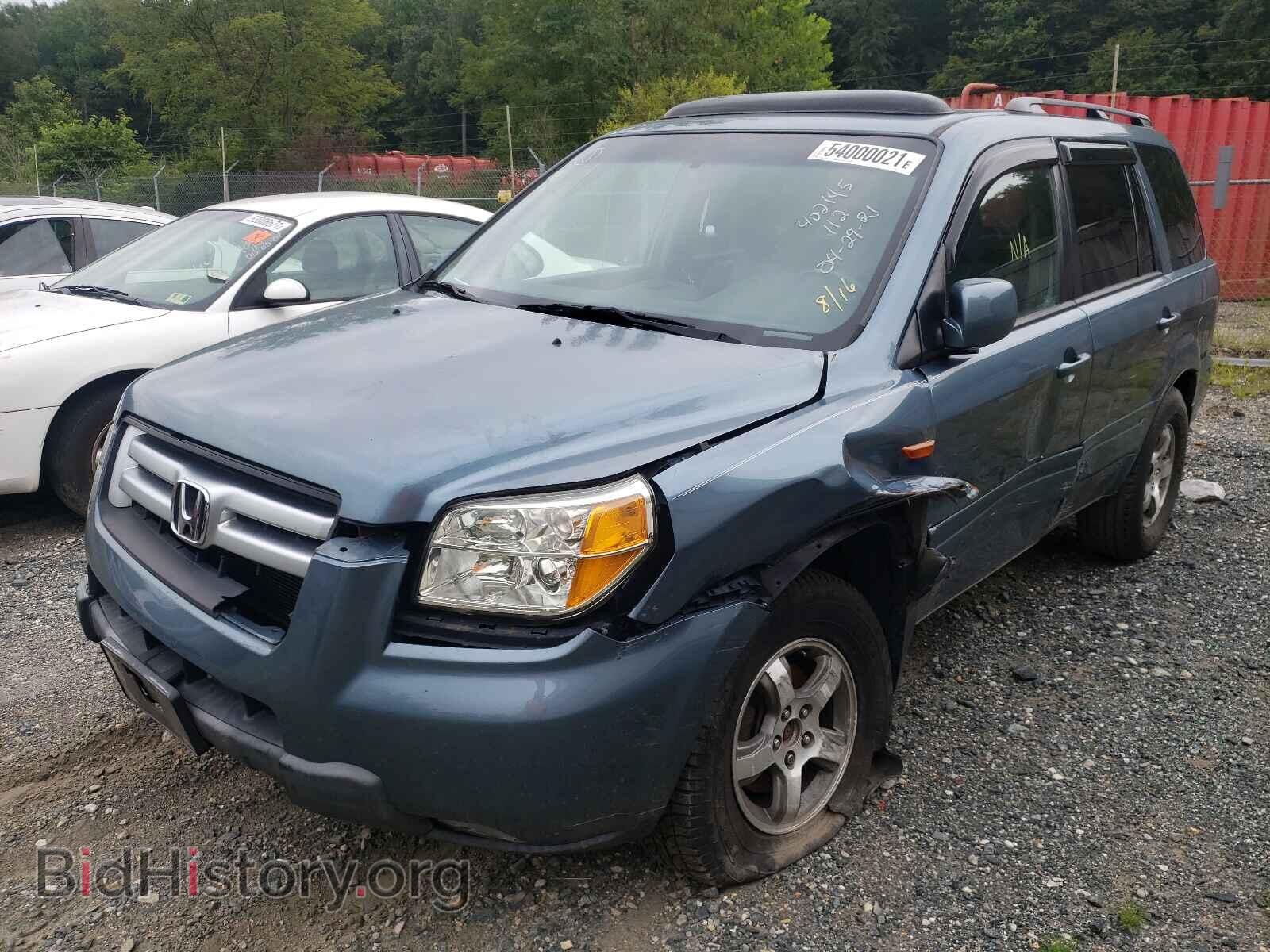 2006 HONDA PILOT - VIN: 5FNYF185X6B011766 - Фото 2