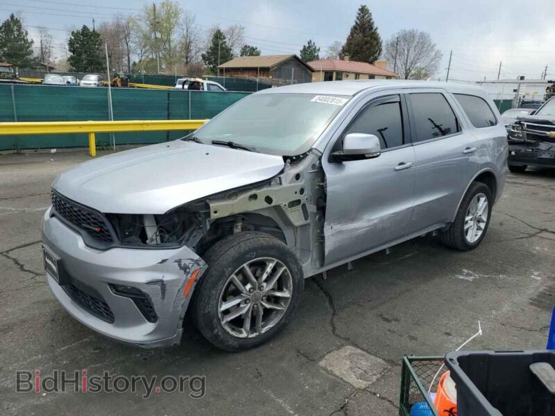 2021 Dodge DURANGO GT (VIN 1C4RDJDG2MC682862) — фото 1 из 15, Copart, повреждение: бок