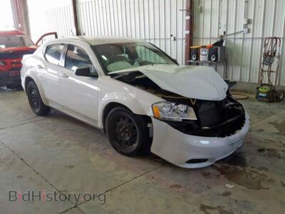 2012 Dodge AVENGER Avenger SE, белый — VIN 1C3CDZAB5CN204679, Copart