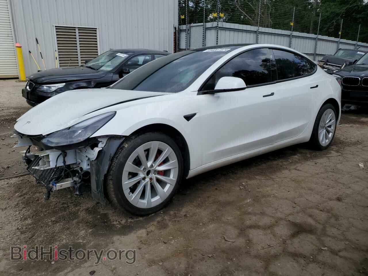 Photo 5YJ3E1EA0MF058476 - TESLA MODEL 3 2021