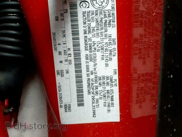 2016 FORD FOCUS SE - VIN: 1FADP3F29GL333982 - Фото 10