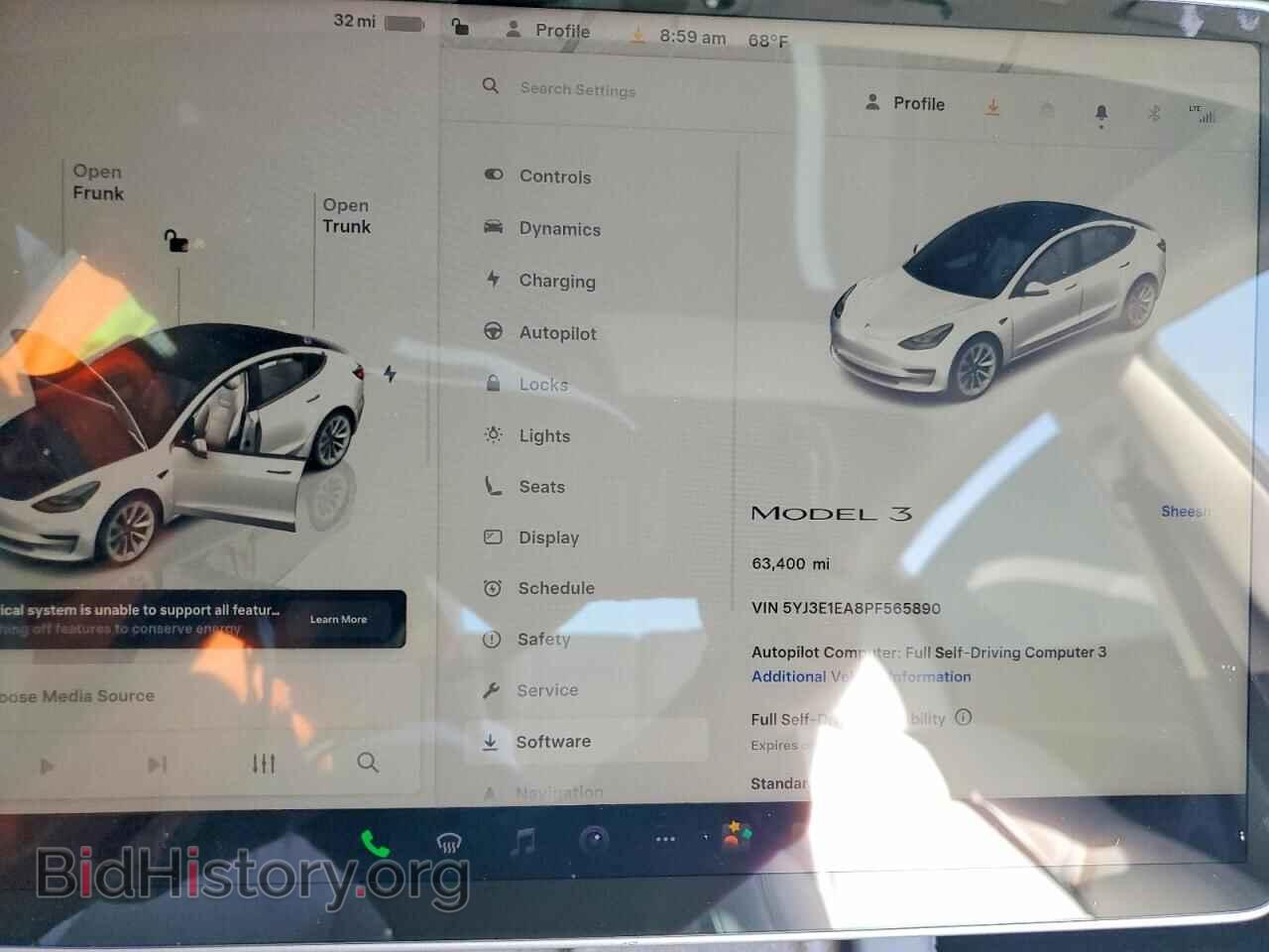 2023 TESLA MODEL 3 - VIN: 5YJ3E1EA8PF565890 - Фото 9