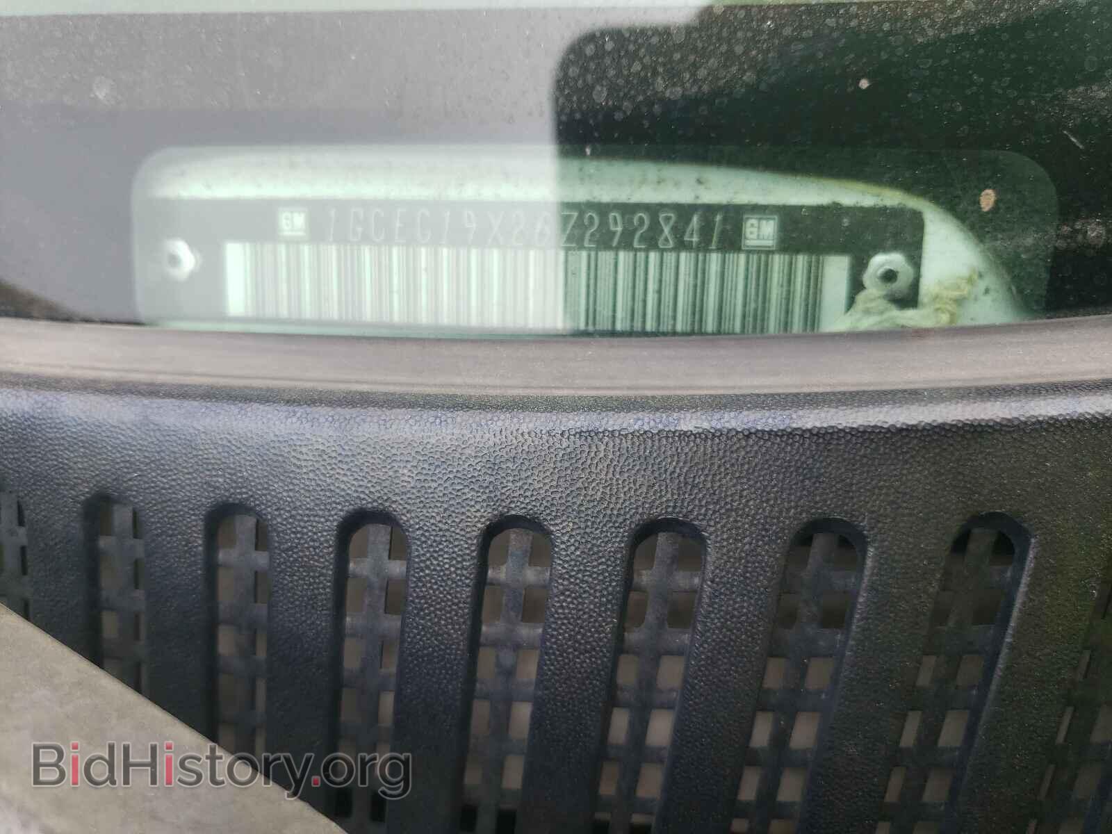 2006 CHEVROLET SILVERADO - VIN: 1GCEC19X26Z292841 - Фото 10