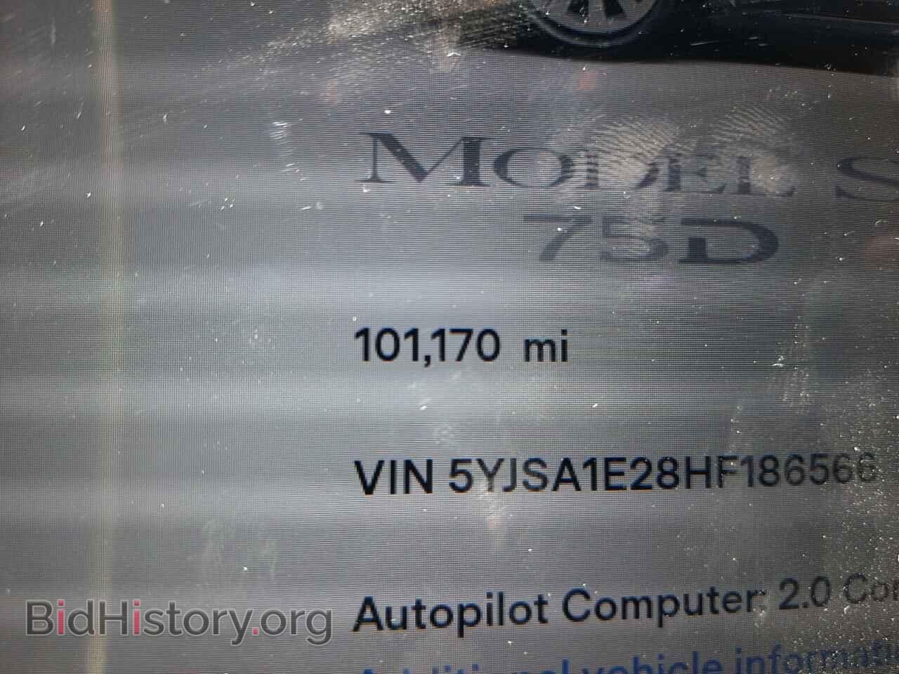 2017 TESLA MODEL S - VIN: 5YJSA1E28HF186566 - Photo 8