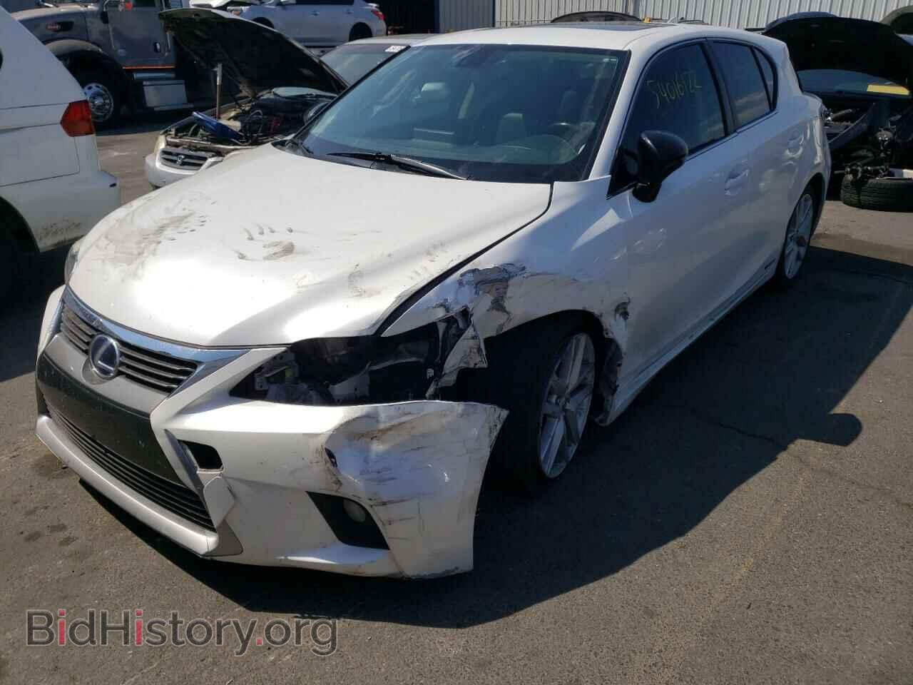 2014 LEXUS CT 200 - VIN: JTHKD5BH5E2175643 - Фото 2