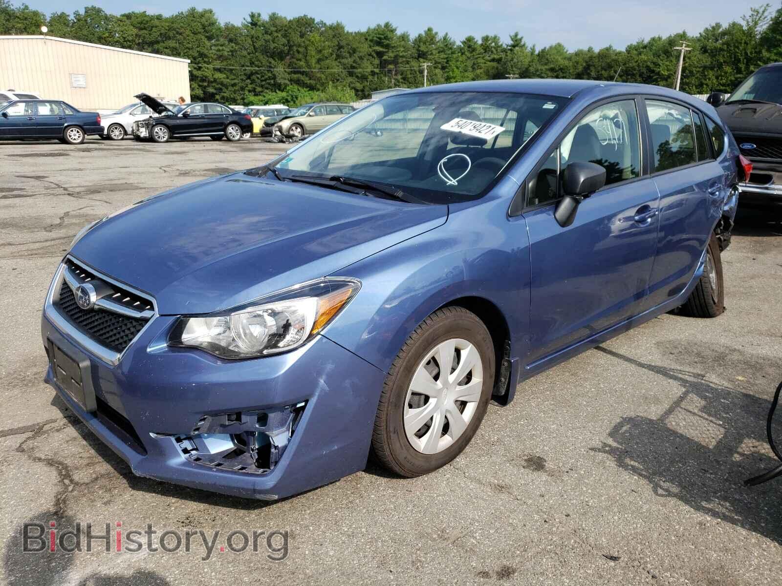 2016 SUBARU IMPREZA - VIN: JF1GPAA69G8321393 - Фото 2