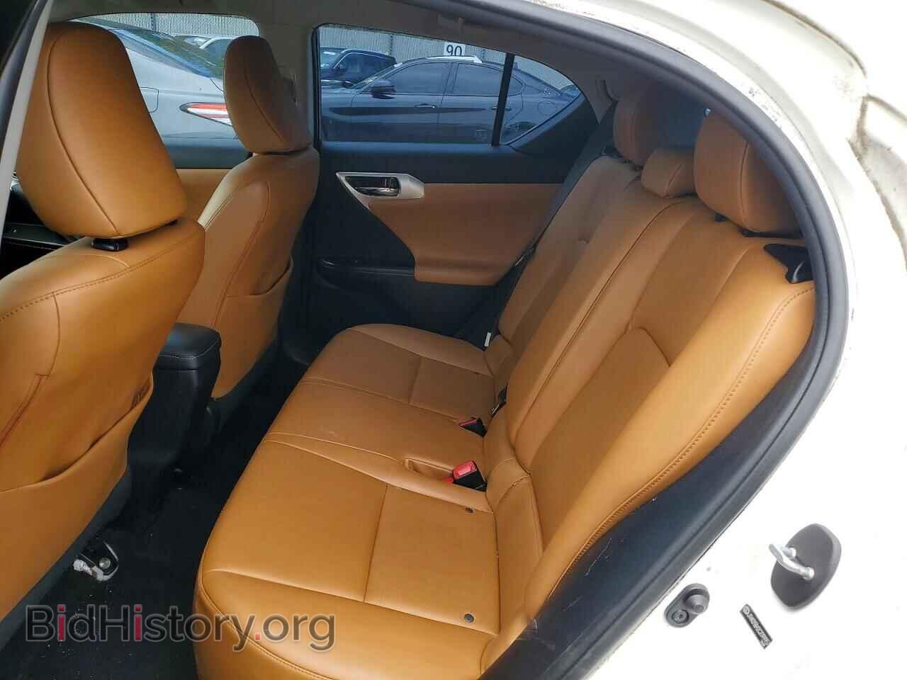 2012 LEXUS CT 200 - VIN: JTHKD5BH2C2099957 - Фото 10