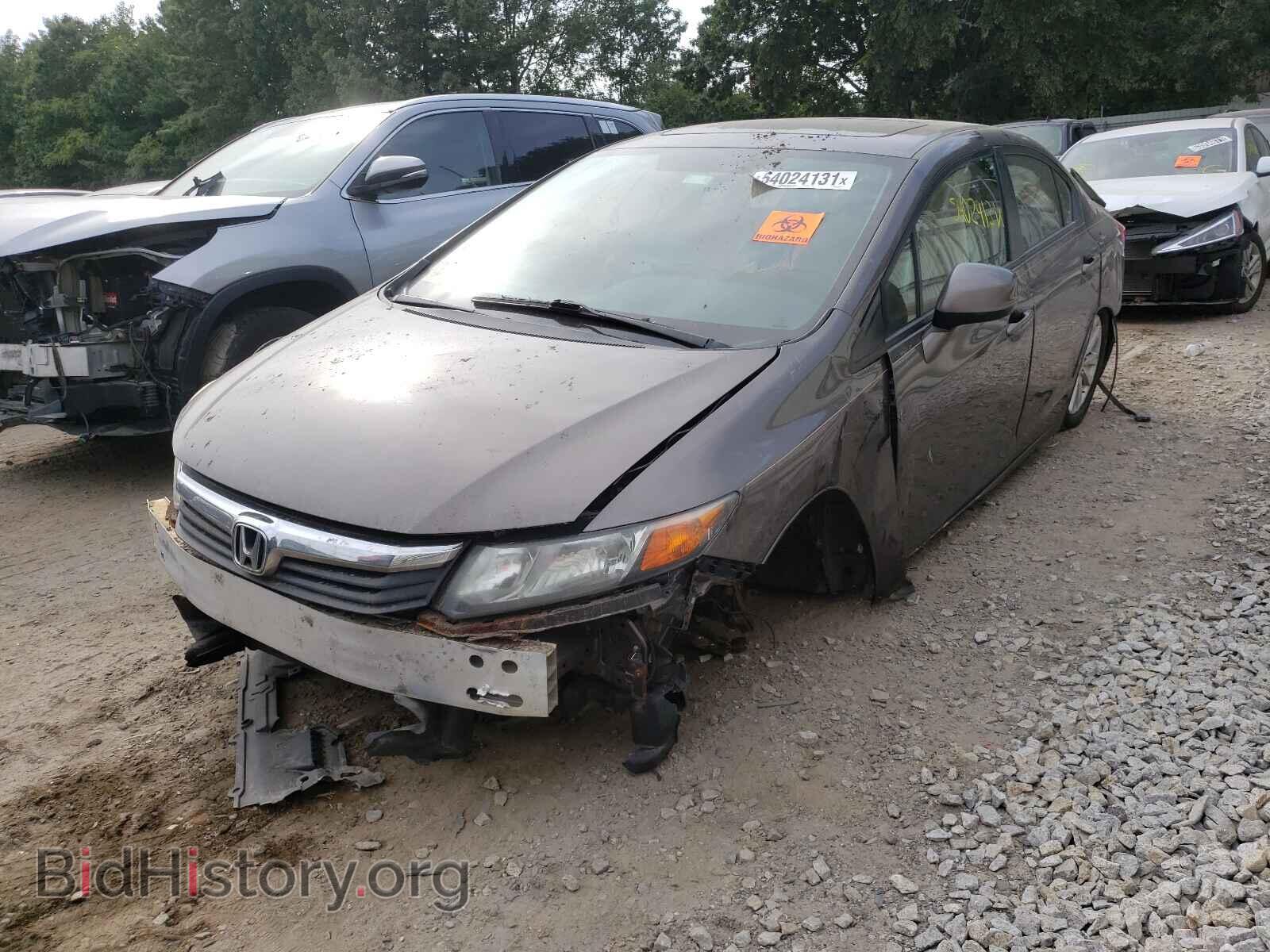 2012 HONDA CIVIC - VIN: 2HGFB2F94CH535517 - Фото 2