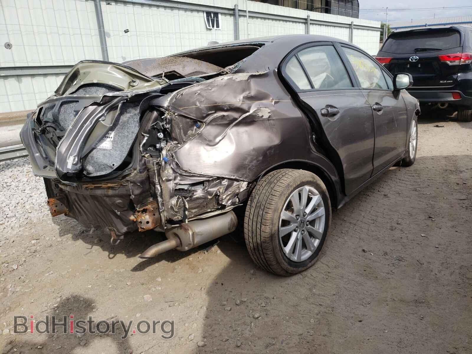2012 HONDA CIVIC - VIN: 2HGFB2F94CH535517 - Фото 4