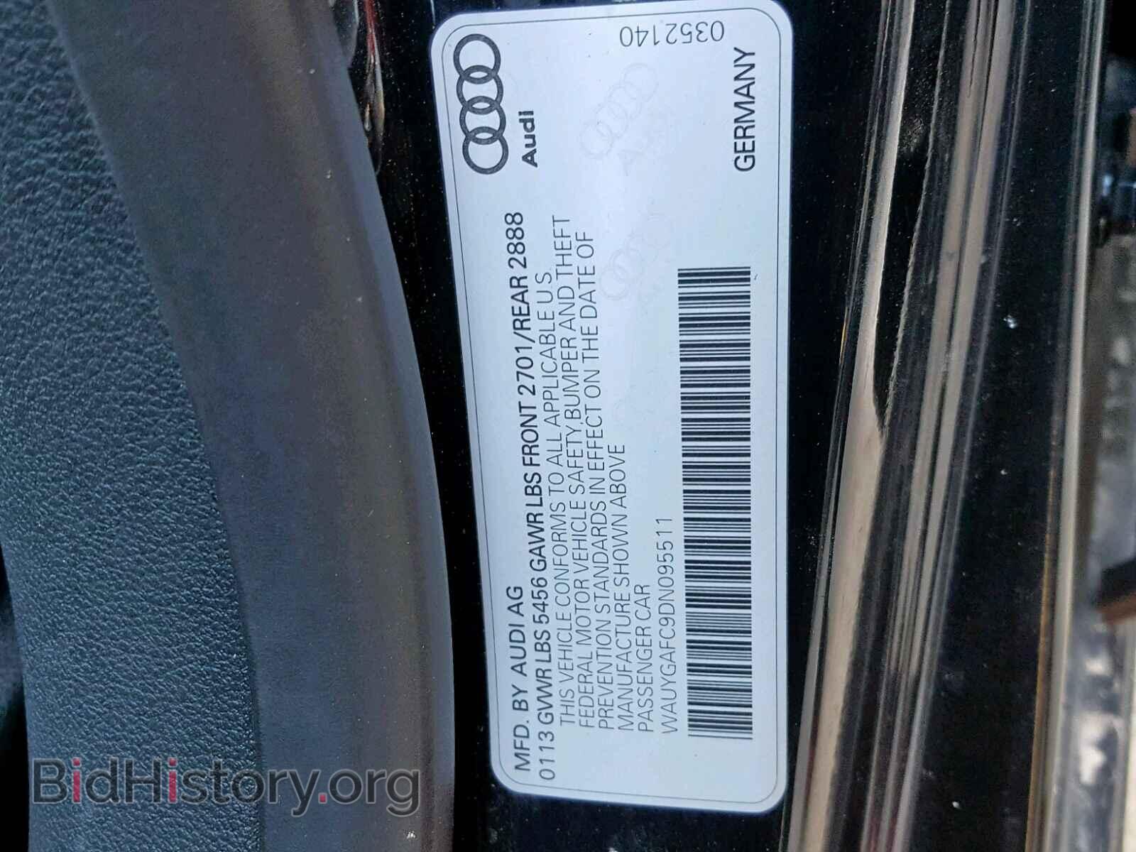 2013 AUDI A7 - VIN: WAUYGAFC9DN095511 - Фото 10