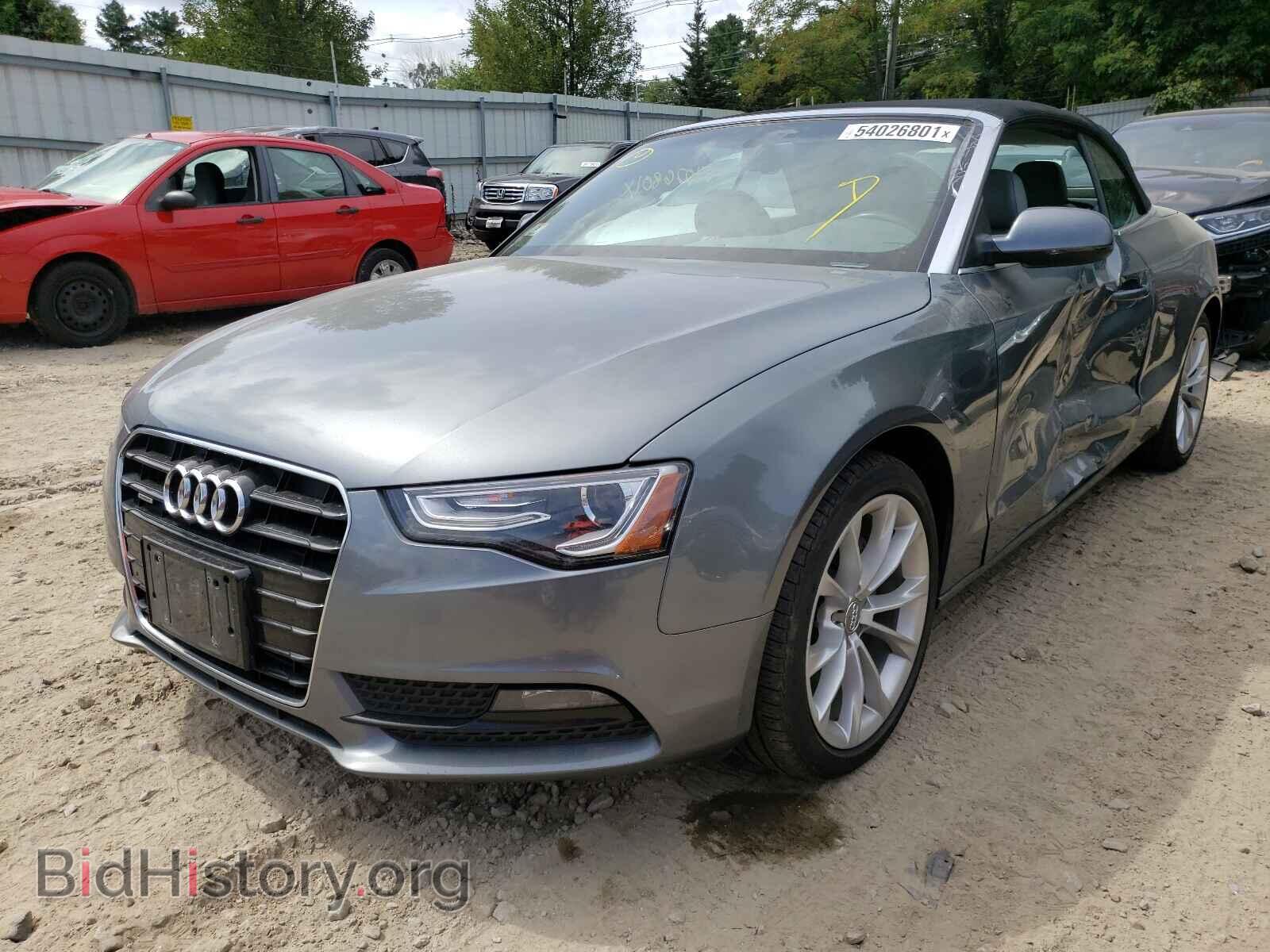 2013 AUDI A5 - VIN: WAULFAFH4DN007344 - Фото 2