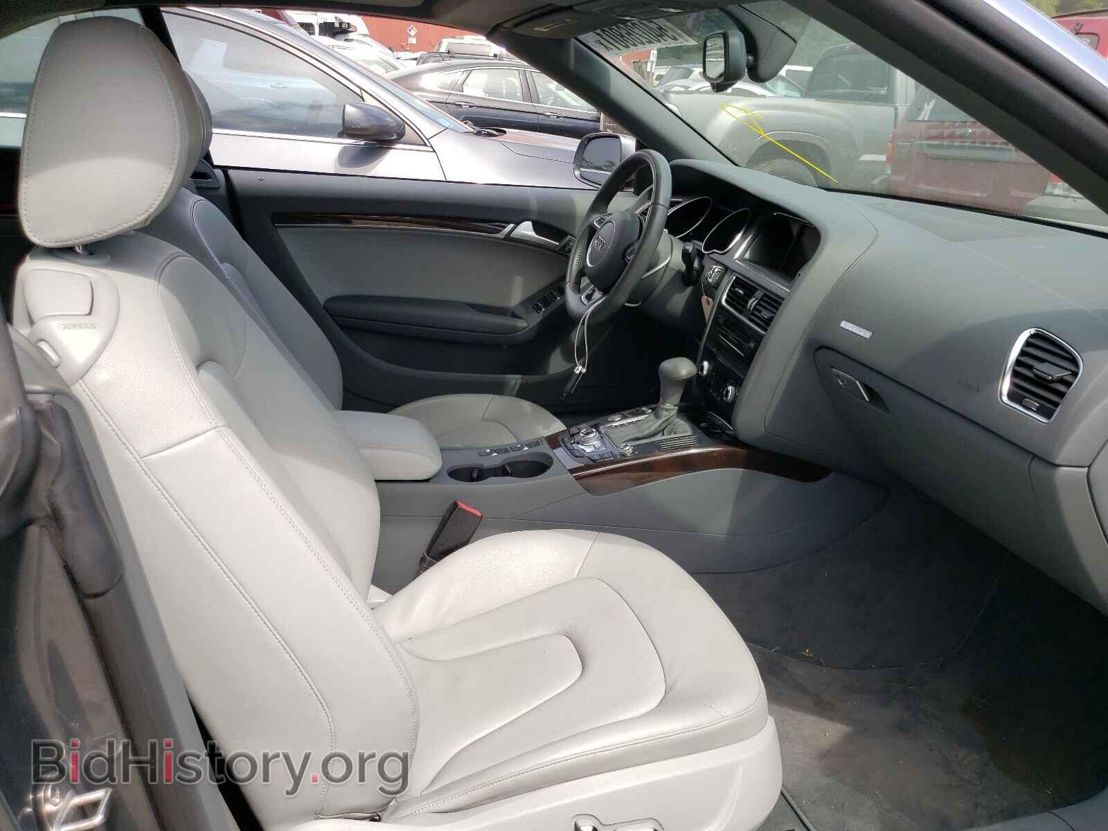 2013 AUDI A5 - VIN: WAULFAFH4DN007344 - Фото 5