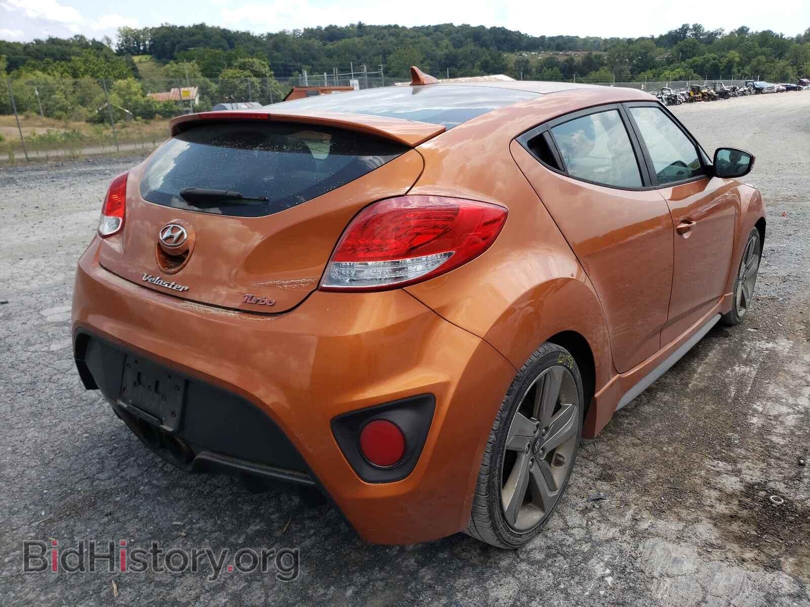 2013 HYUNDAI VELOSTER - VIN: KMHTC6AEXDU166490 - Фото 4