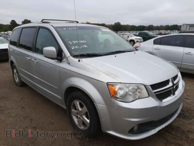 2011 Dodge CARAVAN GRAND CARA, серебристый — VIN 2D4RN5DG2BR661716, Copart