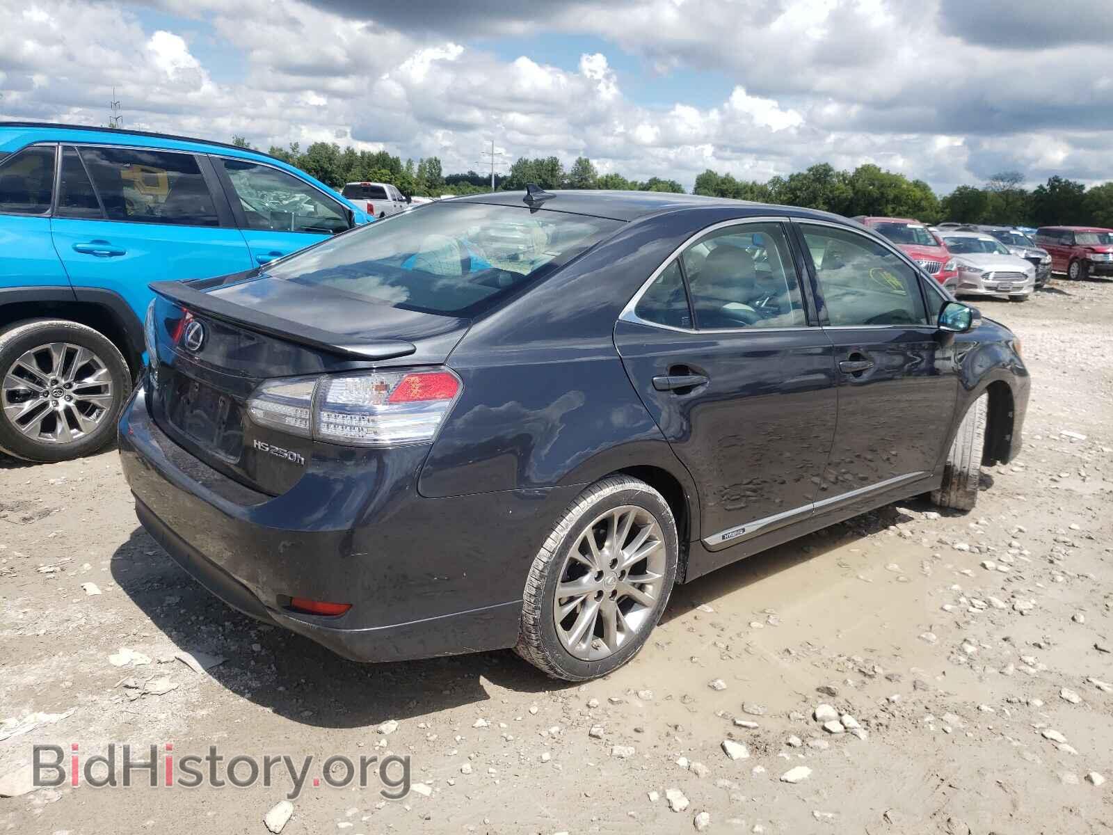 2010 LEXUS HS - VIN: JTHBB1BA7A2011614 - Фото 4