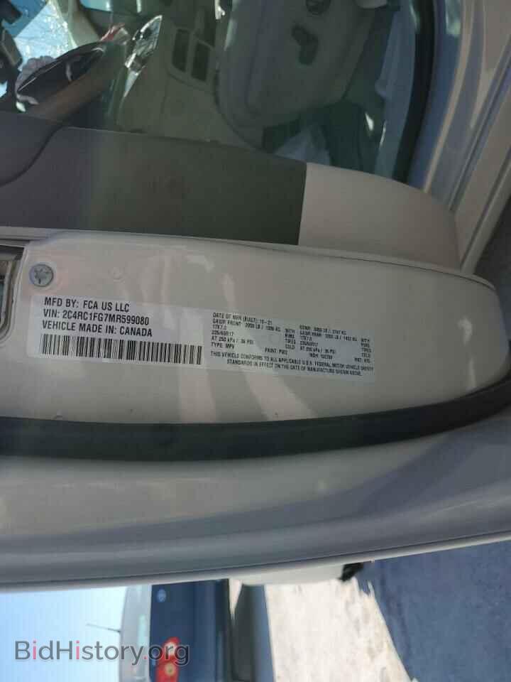 2021 CHRYSLER PACIFICA - VIN: 2C4RC1FG7MR599080 - Photo 10