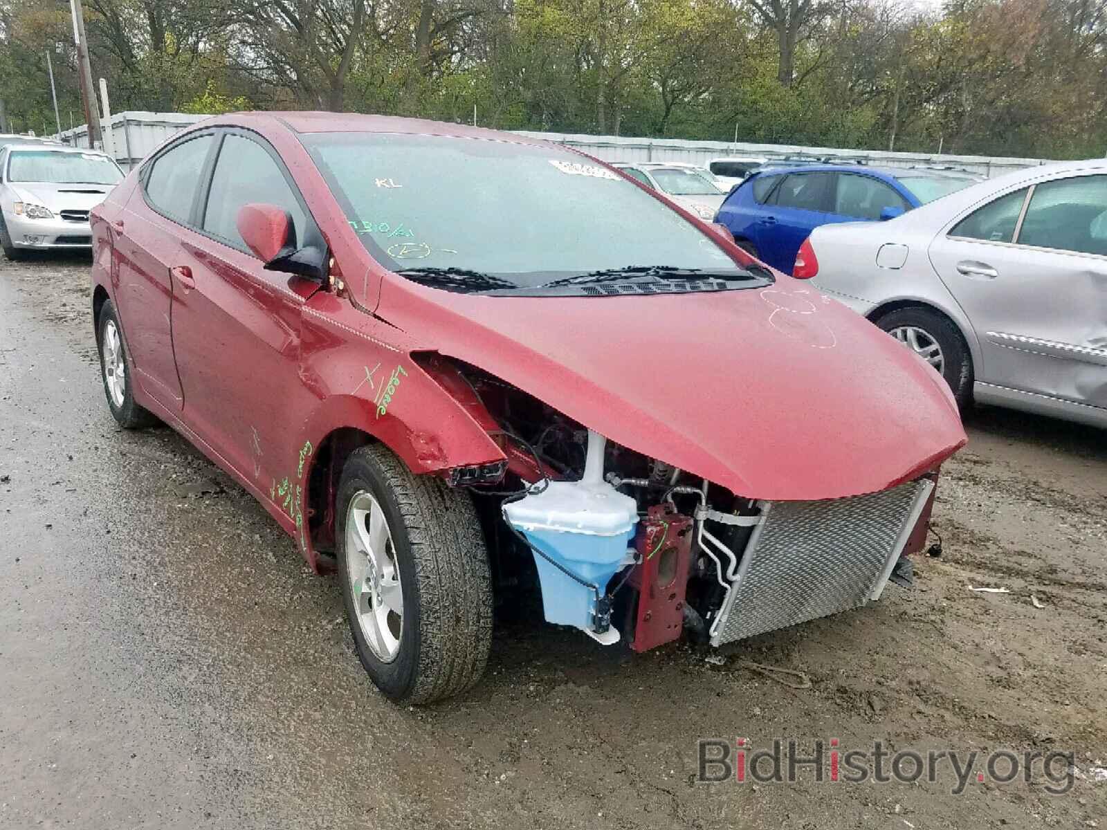 Photo 5NPDH4AE9EH461977 - HYUNDAI ELANTRA 2014