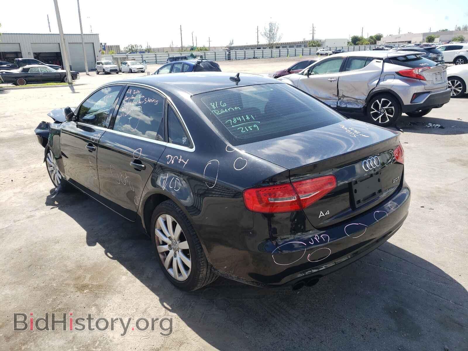 2013 AUDI A4 - VIN: WAUAFAFL2DA048767 - Photo 3