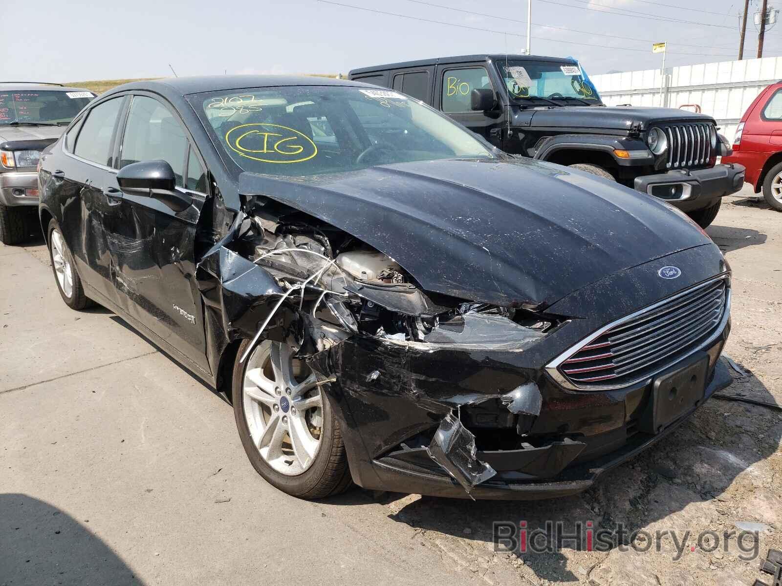 Photo 3FA6P0LUXJR127897 - FORD FUSION 2018