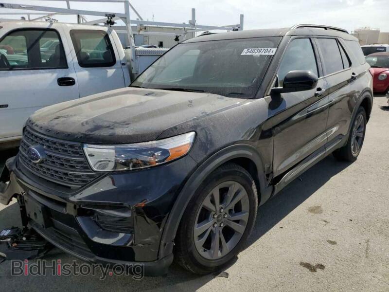 2023 Ford EXPLORER XLT (VIN 1FMSK8DH0PGA76168) — photo 1 of 13, Copart, damage: front end