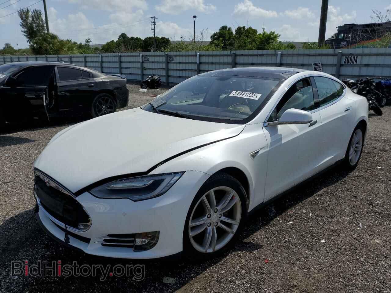 2014 TESLA MODEL S - VIN: 5YJSA1H16EFP30352 - Фото 2