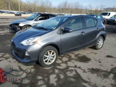 2014 Toyota PRIUS, серый — VIN JTDKDTB31E1563243, Copart