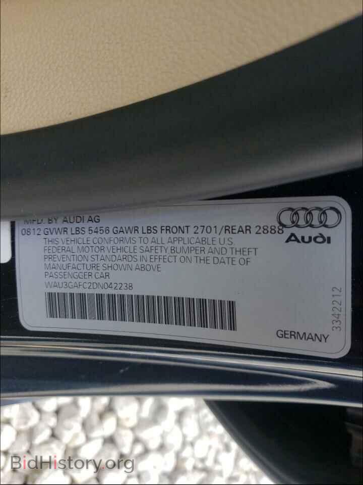 2013 AUDI A7 - VIN: WAU3GAFC2DN042238 - Фото 10