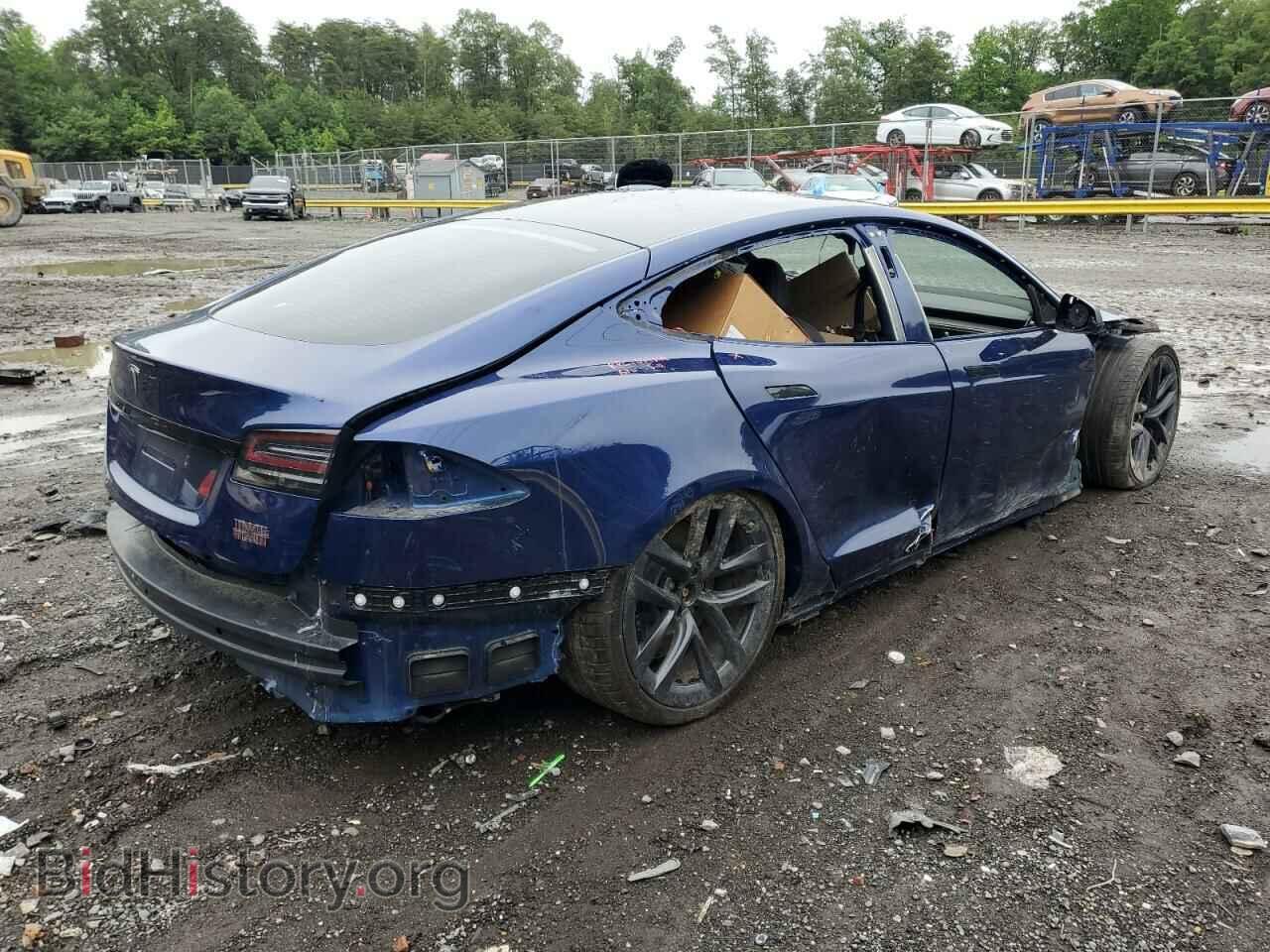 2022 TESLA MODEL S - VIN: 5YJSA1E61NF472340 - Фото 3