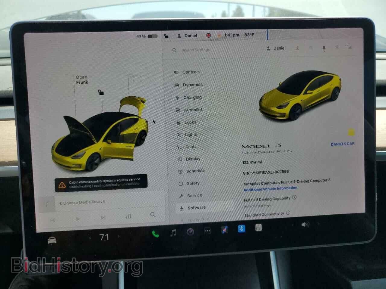 2020 TESLA MODEL 3 - VIN: 5YJ3E1EAXLF807556 - Photo 9