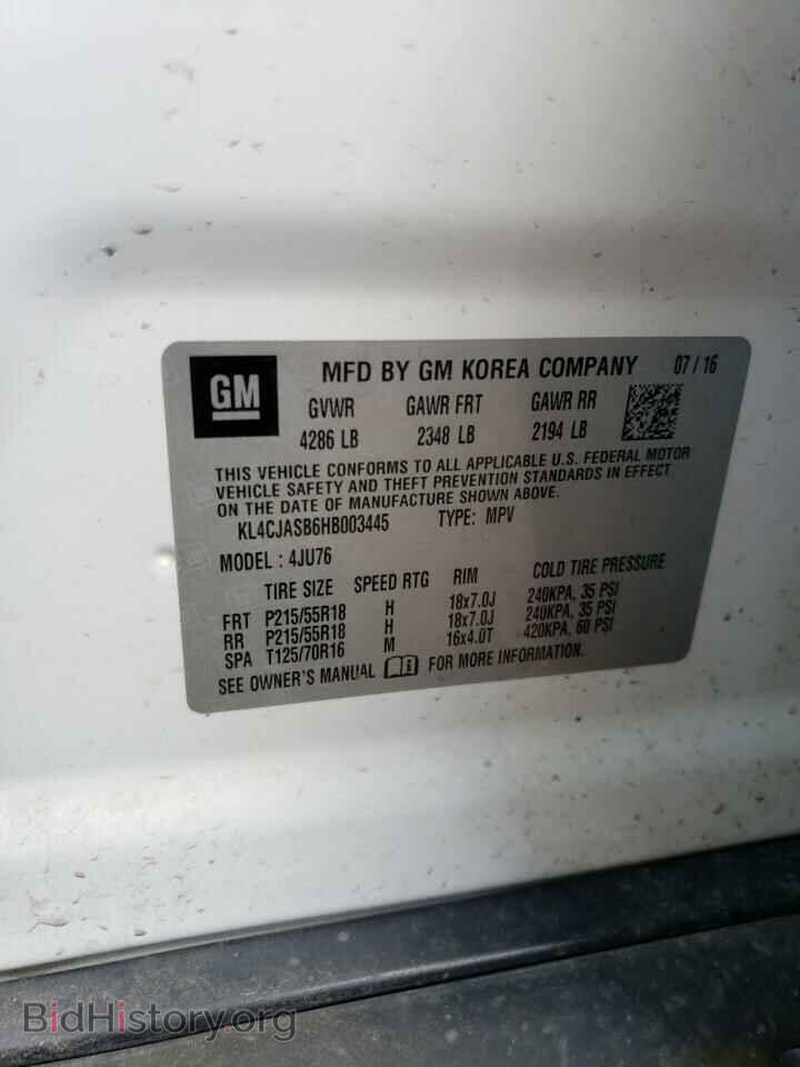 2017 BUICK ENCORE - VIN: KL4CJASB6HB003445 - Photo 13