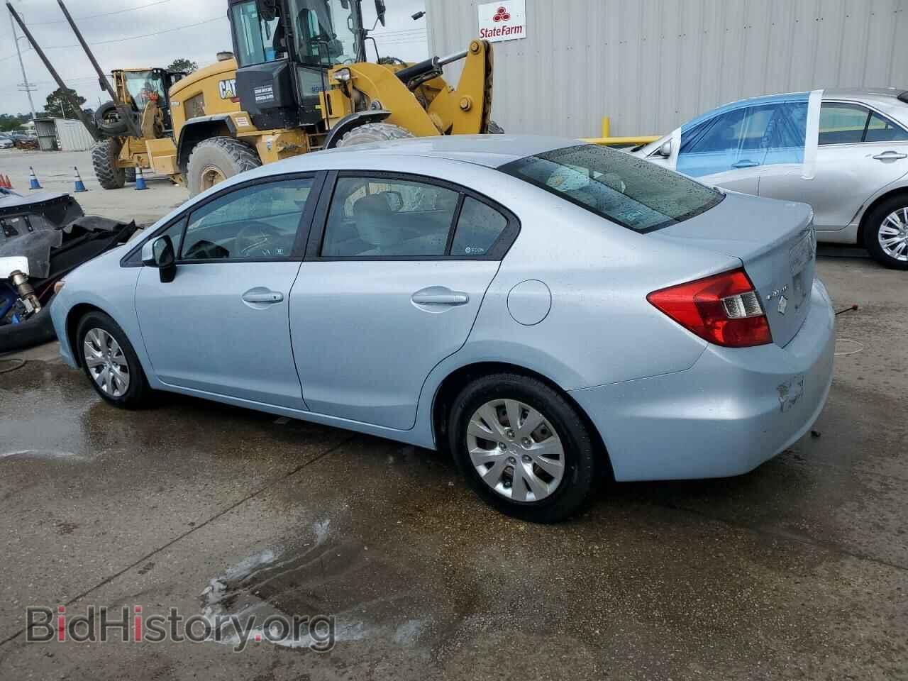 2012 HONDA CIVIC - VIN: 2HGFB2F54CH568322 - Фото 2