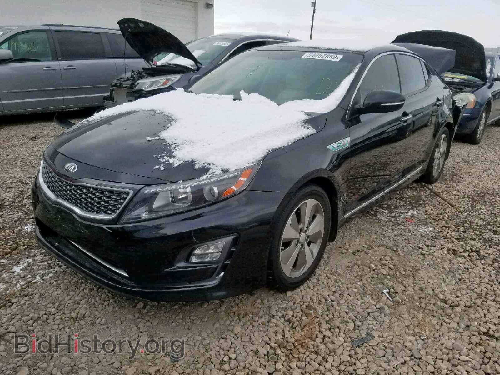 2014 KIA OPTIMA HYB - VIN: KNAGN4AD0E5071800 - Фото 2