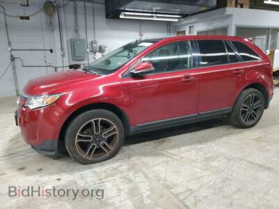 2013 Ford EDGE SEL, бордовый — VIN 2FMDK4JC1DBA04876, Copart