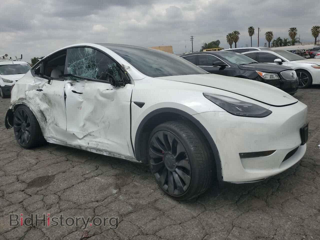 2022 TESLA MODEL Y - VIN: 7SAYGDEF0NF358309 - Фото 4