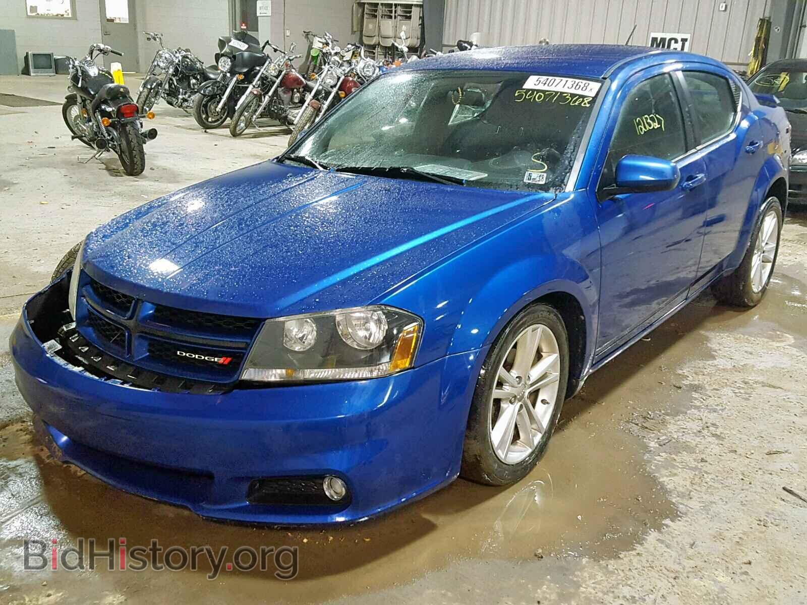 2013 DODGE AVENGER - VIN: 1C3CDZCB0DN556714 - Фото 2