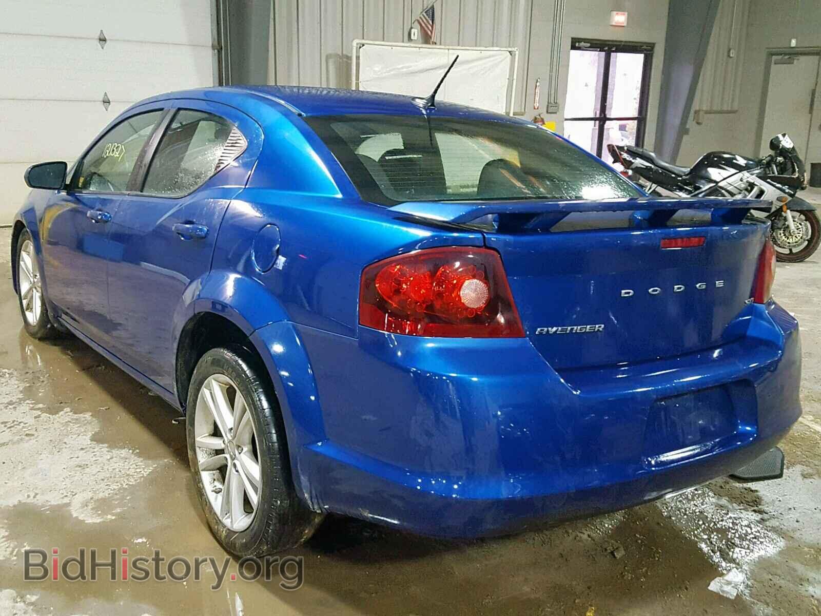 2013 DODGE AVENGER - VIN: 1C3CDZCB0DN556714 - Фото 3