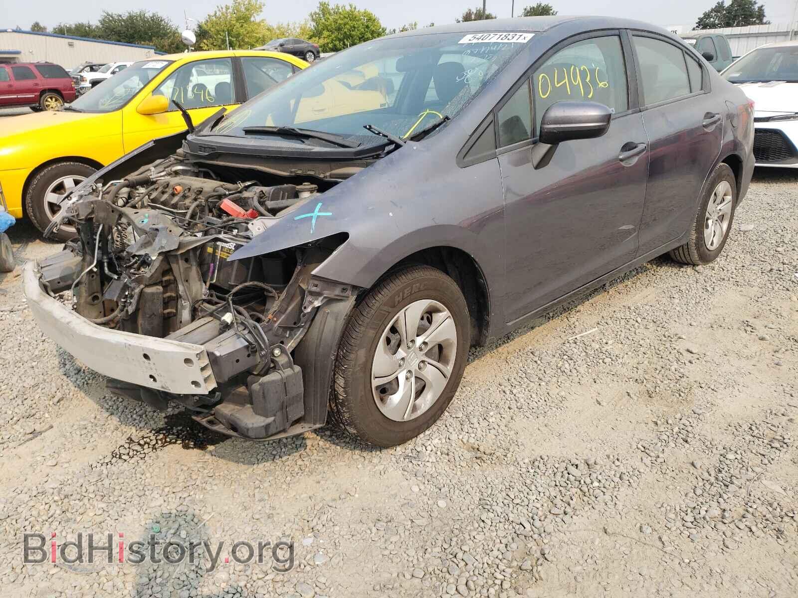 2014 HONDA CIVIC - VIN: 19XFB2F54EE222901 - Фото 2