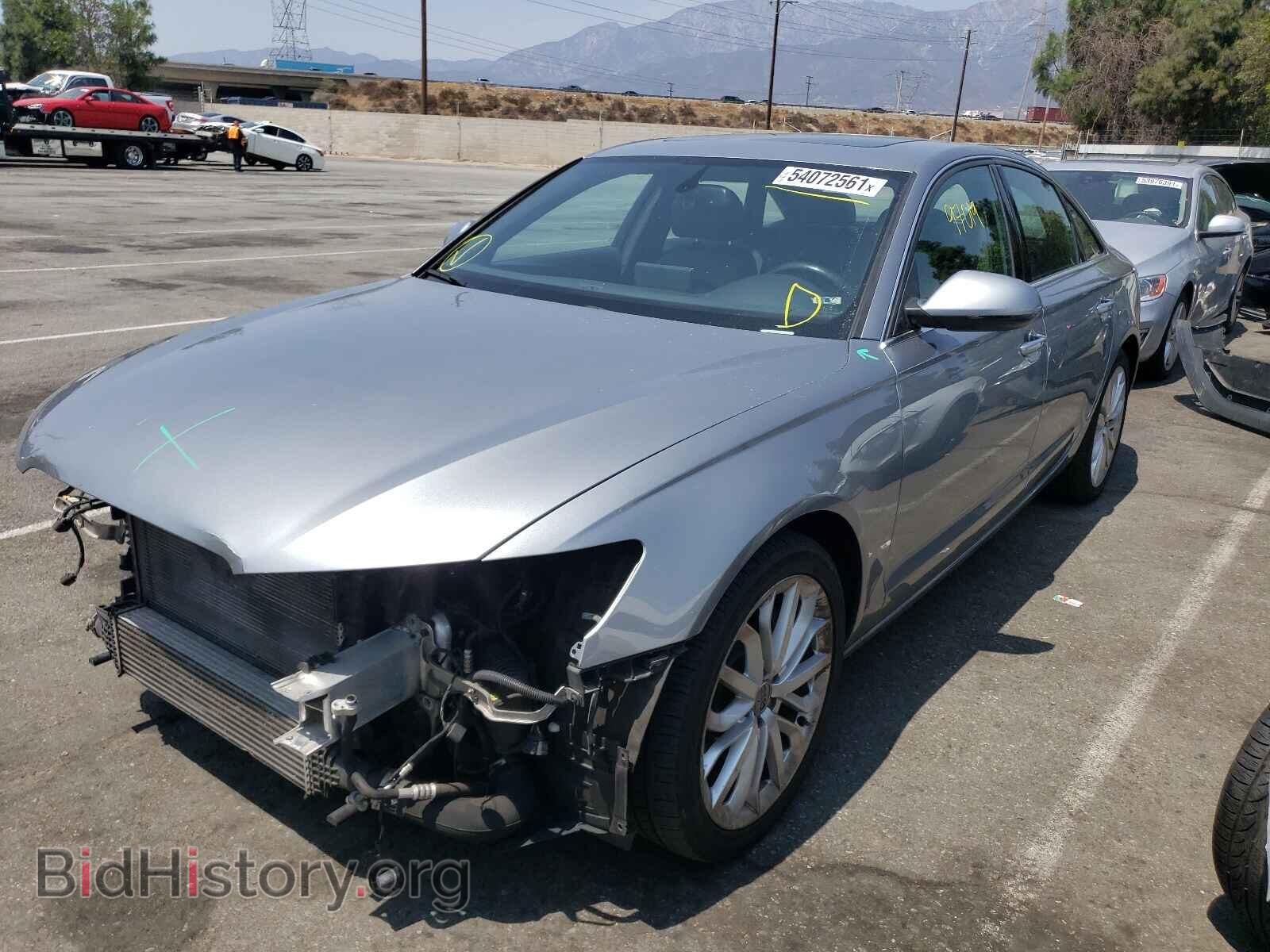 2014 AUDI A6 - VIN: WAUDFAFC2EN091609 - Фото 2